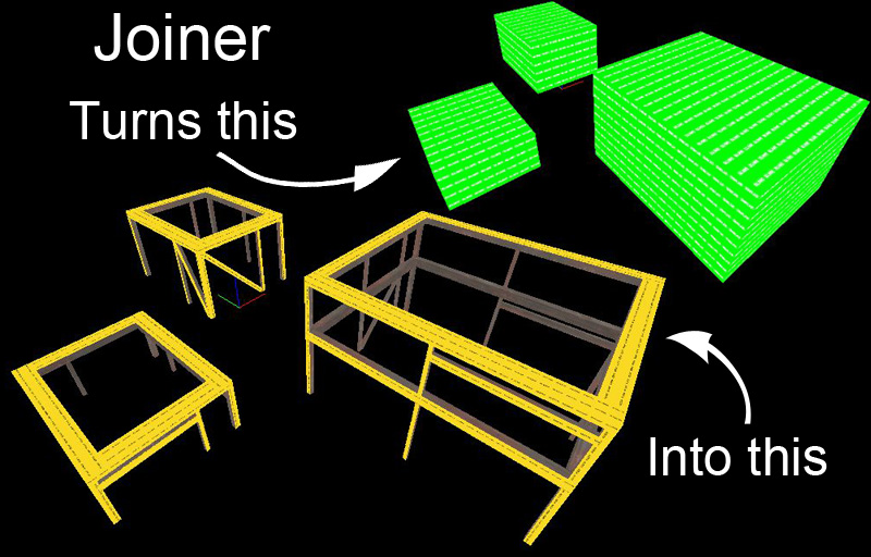 Joiner. Turn slime brushes into nice supports!