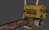 a nasty chainsaw for the swamp pack